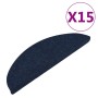 Self-adhesive stair tread mat, 15 units, blue, 56x17x3 cm by vidaXL, Stair mats - Ref: Foro24-136393, Price: 28,22 €, Discoun...