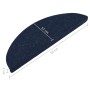 Self-adhesive stair tread mat, 15 units, blue, 56x17x3 cm by vidaXL, Stair mats - Ref: Foro24-136393, Price: 28,22 €, Discoun...