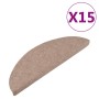 Selbstklebende Stufenmatte 15 Stück beige 65x22,5x3,5cm von vidaXL, Treppenmatten - Ref: Foro24-136394, Preis: 38,59 €, Rabat...