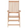 Reclining garden chairs 4 units solid teak wood by vidaXL, Garden chairs - Ref: Foro24-3065525, Price: 384,99 €, Discount: %