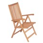 Reclining garden chairs 4 units solid teak wood by vidaXL, Garden chairs - Ref: Foro24-3065525, Price: 384,99 €, Discount: %