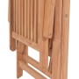 Reclining garden chairs 4 units solid teak wood by vidaXL, Garden chairs - Ref: Foro24-3065525, Price: 384,99 €, Discount: %