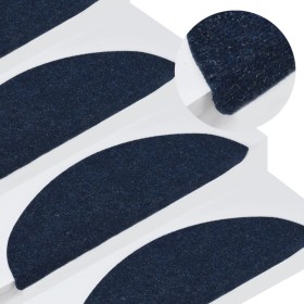 Self-adhesive stair mat 15pcs blue 65x22.5x3.5cm by vidaXL, Stair mats - Ref: Foro24-136399, Price: 33,81 €, Discount: %