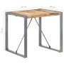 Rough mango wood dining table 80x80x75 cm by vidaXL, Kitchen and dining tables - Ref: Foro24-321603, Price: 144,52 €, Discoun...