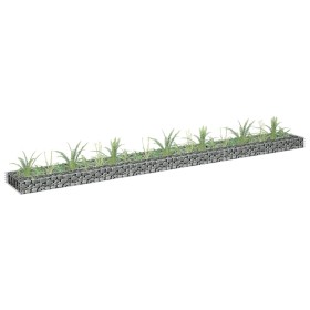 Arriate de gaviones de acero galvanizado 270x30x10 cm de vidaXL, Maceteros y jardineras - Ref: Foro24-145636, Precio: 28,37 €...