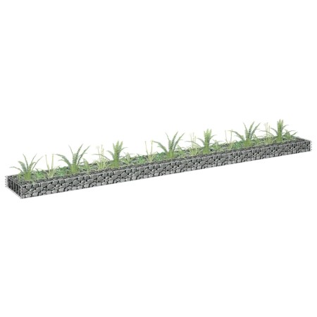 Arriate de gaviones de acero galvanizado 270x30x10 cm de vidaXL, Maceteros y jardineras - Ref: Foro24-145636, Precio: 31,62 €...