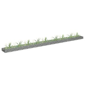 Galvanized steel gabion bed 360x30x10 cm by vidaXL, Pots and planters - Ref: Foro24-145640, Price: 38,08 €, Discount: %