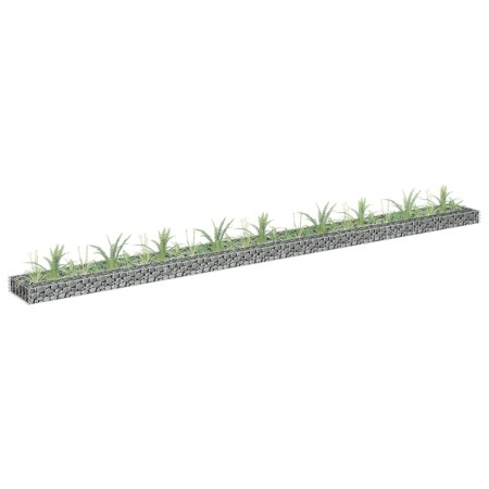 Arriate de gaviones de acero galvanizado 360x30x10 cm de vidaXL, Maceteros y jardineras - Ref: Foro24-145640, Precio: 39,72 €...