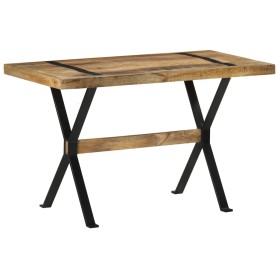 Rough mango wood dining table 120x60x76 cm by vidaXL, Kitchen and dining tables - Ref: Foro24-321604, Price: 178,99 €, Discou...