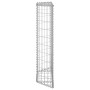 Galvanized steel trapezoid gabion bed 80x20x100 cm by vidaXL, Pots and planters - Ref: Foro24-145652, Price: 50,55 €, Discoun...