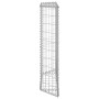 Galvanized steel trapezoid gabion bed 100x20x100 cm by vidaXL, Pots and planters - Ref: Foro24-145653, Price: 45,92 €, Discou...