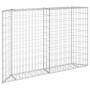 Galvanized steel trapezoid gabion bed 150x20x100 cm by vidaXL, Pots and planters - Ref: Foro24-145654, Price: 81,81 €, Discou...