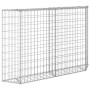 Galvanized steel trapezoid gabion bed 150x20x100 cm by vidaXL, Pots and planters - Ref: Foro24-145654, Price: 81,81 €, Discou...