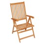 Reclining garden chairs 8 units solid teak wood by vidaXL, Garden chairs - Ref: Foro24-3072540, Price: 766,99 €, Discount: %