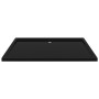 Rectangular black ABS shower tray 80x120 cm by vidaXL, Shower trays - Ref: Foro24-148919, Price: 134,85 €, Discount: %