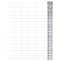 Silver galvanized steel garden fence 50x1.25 m by vidaXL, fence panels - Ref: Foro24-149504, Price: 118,42 €, Discount: %