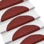 Self-adhesive stair mat 5 pcs 56x17x3 cm red by vidaXL, Stair mats - Ref: Foro24-149682, Price: 19,69 €, Discount: %