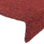 Selbstklebende Treppenmatte 10 Stück 56x17x3 cm rot von vidaXL, Treppenmatten - Ref: Foro24-149683, Preis: 29,94 €, Rabatt: %