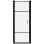 Black tempered glass shower doors 81x195 cm by vidaXL, shower doors - Ref: Foro24-148890, Price: 203,21 €, Discount: %