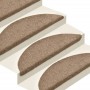 Alfombrilla autoadhesiva de escalera 5 uds 65x21x4 cm crema de vidaXL, Alfombrillas para escalones - Ref: Foro24-149716, Prec...