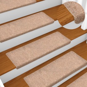 Stair mats 10 units brown 65x21x4 cm by vidaXL, Stair mats - Ref: Foro24-149723, Price: 35,99 €, Discount: %