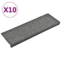 Stair mats 10 units light gray 65x21x4 cm by vidaXL, Stair mats - Ref: Foro24-149729, Price: 32,84 €, Discount: %