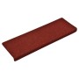 Stair treads 10 units red burgundy 65x21x4 cm by vidaXL, Stair mats - Ref: Foro24-149731, Price: 35,07 €, Discount: %