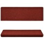 Stair treads 10 units red burgundy 65x21x4 cm by vidaXL, Stair mats - Ref: Foro24-149731, Price: 35,07 €, Discount: %