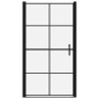 Black tempered glass shower doors 100x178 cm by vidaXL, shower doors - Ref: Foro24-148892, Price: 170,28 €, Discount: %