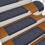 Alfombrillas de escalera 10 unidades gris antracita 65x21x4 cm de vidaXL, Alfombrillas para escalones - Ref: Foro24-149733, P...