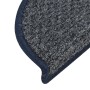 Alfombras de peldaños de escalera 15 uds azul oscuro 56x17x3 cm de vidaXL, Alfombrillas para escalones - Ref: Foro24-149893, ...