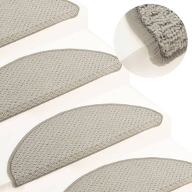 Stair tread mats 15 pcs light gray 65x21x4 cm by vidaXL, Stair mats - Ref: Foro24-149899, Price: 60,22 €, Discount: %