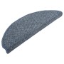 Stair tread mats 15 pcs blue 65x21x4 cm by vidaXL, Stair mats - Ref: Foro24-149901, Price: 60,39 €, Discount: %