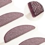 Stair tread mats 15 pcs purple 56x17x3 cm by vidaXL, Stair mats - Ref: Foro24-149904, Price: 50,03 €, Discount: %