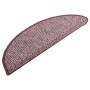 Stair tread mats 15 pcs purple 56x17x3 cm by vidaXL, Stair mats - Ref: Foro24-149904, Price: 50,99 €, Discount: %