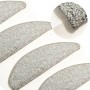 Stair tread mats 15 pcs light gray 56x17x3 cm by vidaXL, Stair mats - Ref: Foro24-149907, Price: 60,10 €, Discount: %