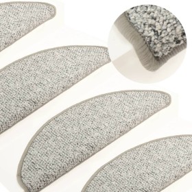 Stair tread mats 15 pcs light gray 56x17x3 cm by vidaXL, Stair mats - Ref: Foro24-149907, Price: 60,99 €, Discount: %