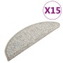 Stair tread mats 15 pcs light gray 56x17x3 cm by vidaXL, Stair mats - Ref: Foro24-149907, Price: 60,10 €, Discount: %