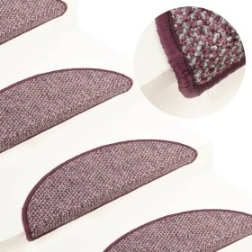 Stair tread mats 15 pcs purple 65x25 cm by vidaXL, Stair mats - Ref: Foro24-149910, Price: 66,99 €, Discount: %