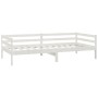 Sofa bed with white solid pine wood mattress 90x200 cm by vidaXL, Beds and slatted bases - Ref: Foro24-3083560, Price: 282,21...