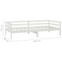 Sofa bed with white solid pine wood mattress 90x200 cm by vidaXL, Beds and slatted bases - Ref: Foro24-3083560, Price: 282,50...