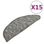 Stair tread mats 15 pcs anthracite 56x20 cm by vidaXL, Stair mats - Ref: Foro24-149916, Price: 45,96 €, Discount: %