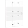 Mampara de ducha plegable ESG blanco 100x140 cm de vidaXL, Puertas de ducha - Ref: Foro24-150738, Precio: 144,50 €, Descuento: %