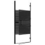 Folding shower screen ESG black 120x140 cm by vidaXL, shower doors - Ref: Foro24-150742, Price: 137,66 €, Discount: %