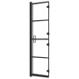 Folding shower screen ESG black 80x140 cm by vidaXL, shower doors - Ref: Foro24-150743, Price: 131,90 €, Discount: %