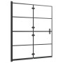 Folding black ESG shower screen 120x140 cm by vidaXL, shower doors - Ref: Foro24-150745, Price: 174,24 €, Discount: %