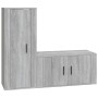 TV furniture set 2 pieces gray Sonoma plywood by vidaXL, TV Furniture - Ref: Foro24-3188732, Price: 107,99 €, Discount: %