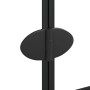 Folding black ESG shower screen 120x140 cm by vidaXL, shower doors - Ref: Foro24-150745, Price: 174,24 €, Discount: %