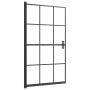 ESG black shower screen 80x140 cm by vidaXL, shower doors - Ref: Foro24-150746, Price: 128,94 €, Discount: %