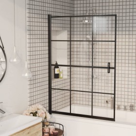 Black 100x140 cm ESG shower screen by vidaXL, shower doors - Ref: Foro24-150747, Price: 156,83 €, Discount: %